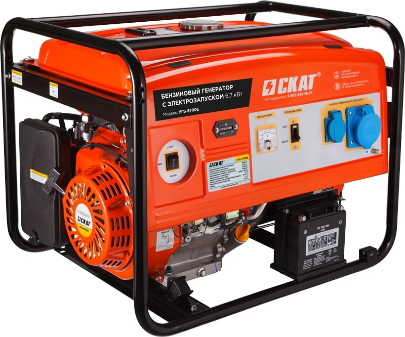 СКАТ УГБ-6700Е/АВТО Генераторы (электростанции)