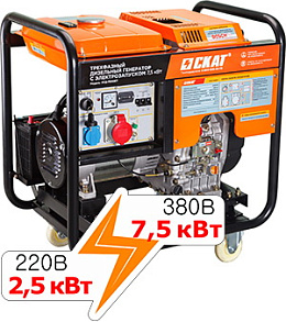 СКАТ УГД-7500ЕТ Генераторы (электростанции)